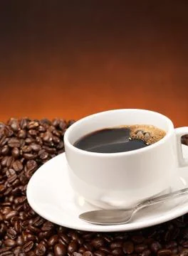 Black coffee Stock Photos