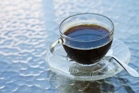 Black coffee Stock Photos
