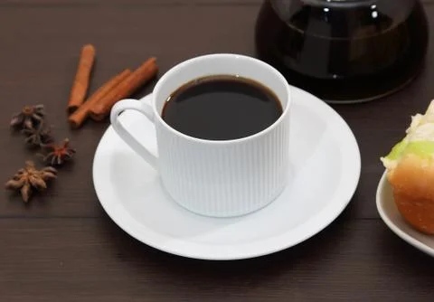 Black coffee Stock Photos