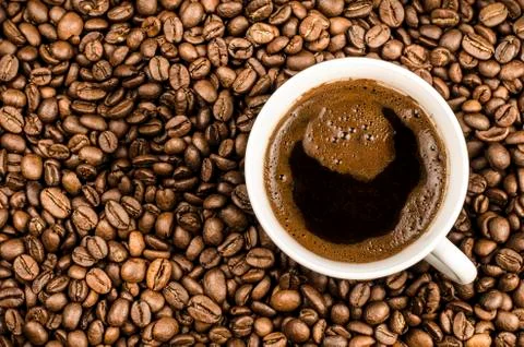 Black coffee Stock Photos