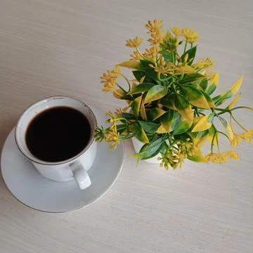 Black coffee Stock Photos