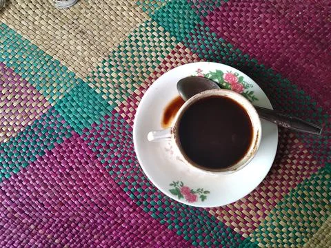 Black coffee Foto stock