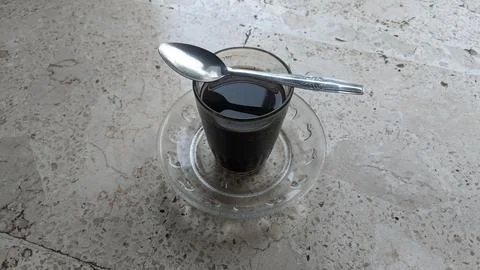 Black coffee Stock Photos