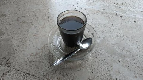 Black coffee Stock Photos
