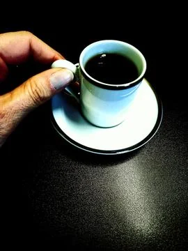 Black coffee Stock Photos