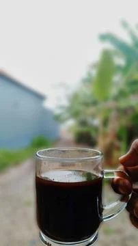 Black coffee Stock Photos