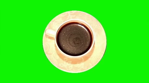 Black coffee rotate 01 Stock Footage 43463320