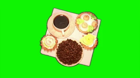 Black coffee rotate 02 Stock Footage 43463513