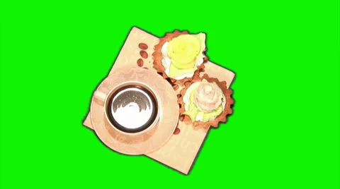 Black coffee rotate 03 Stock Footage 43464584