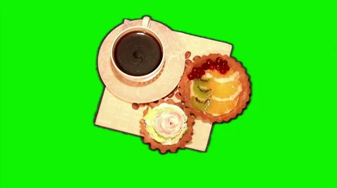 Black coffee rotate 04 Stock Footage 43465035