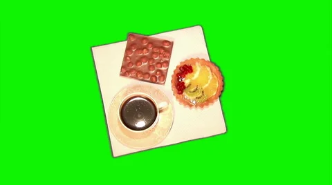 Black coffee rotate 06 Stock Footage 43467169