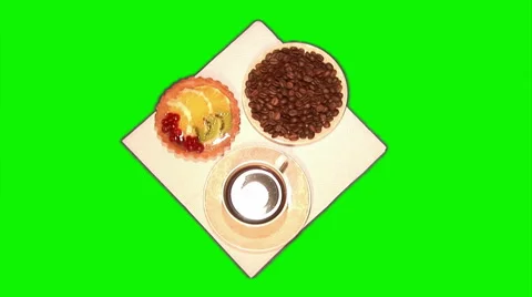 Black coffee rotate 08 Stock Footage 43558526
