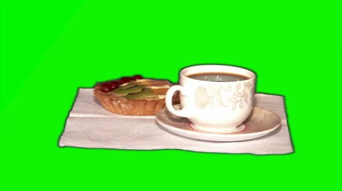 Black coffee rotate 12 Stock Footage 43736652