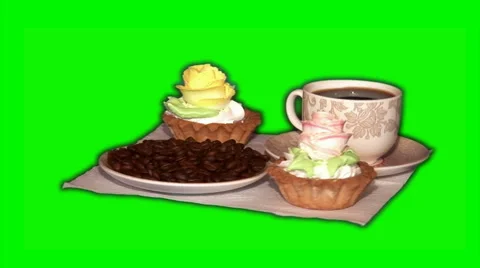 Black coffee rotate 14 Stock Footage 43736862