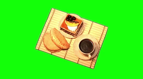 Black coffee rotate 16 Stock Footage 44450097