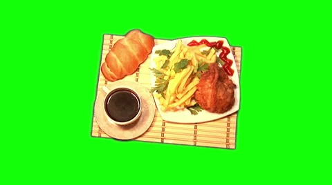 Black coffee rotate 18 Stock Footage 44451612