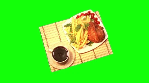 Black coffee rotating 23 Stock-Footage 44582817