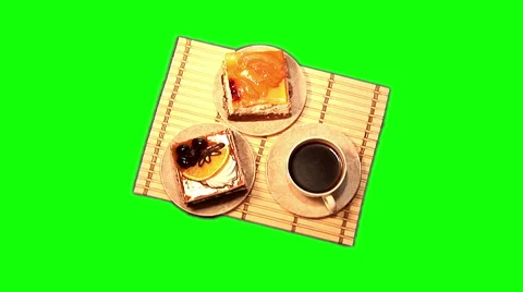 Black coffee rotating 25 Stock Footage 44587011