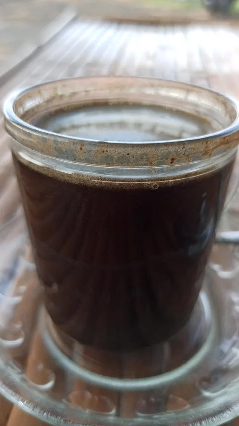 Black Coffee in a Simple Place Video stock 318541926