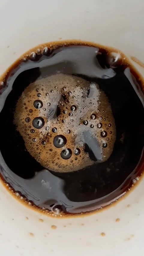 Black Coffee, Slow Motion Stock Footage 297375260
