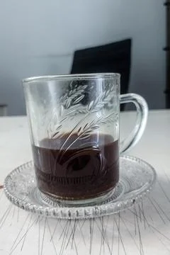 Black coffee for workers ideas Stock Photos