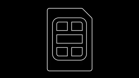 Black color flat printer icon isolate on white background. Stock Footage 279562845
