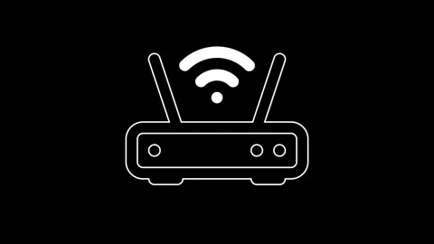 Black color flat printer icon isolate on white background. Stock Footage 279563238