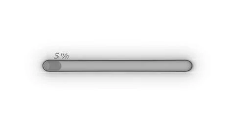 Black color loading bar Ilustración de archivo