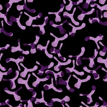 Black color pattern with abstract graphic shapes. Stock Illustration