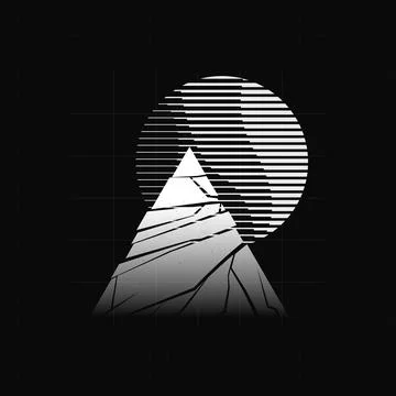 Black color technology background. Digital visualization of science, medicine 스톡 일러스트