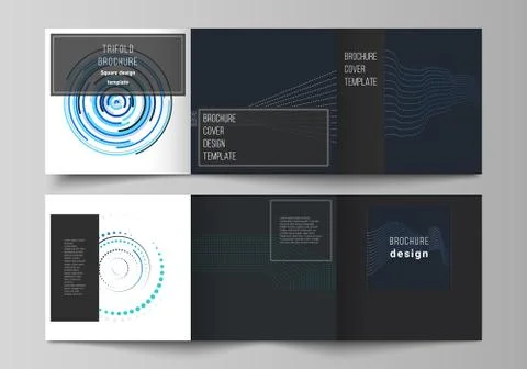 The black colored minimal vector illustration of editable layout with geometric Stock Illustration