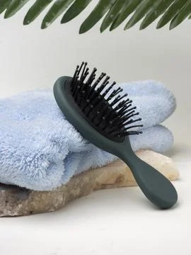 A black comb 写真素材