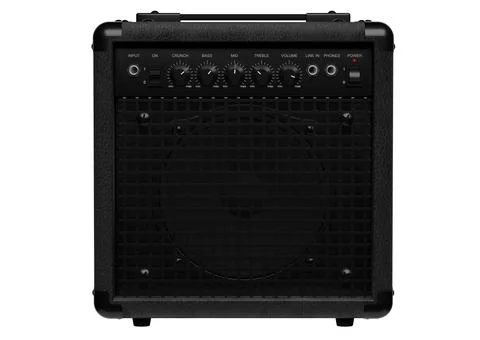 Black combo amplifier Stock Photos