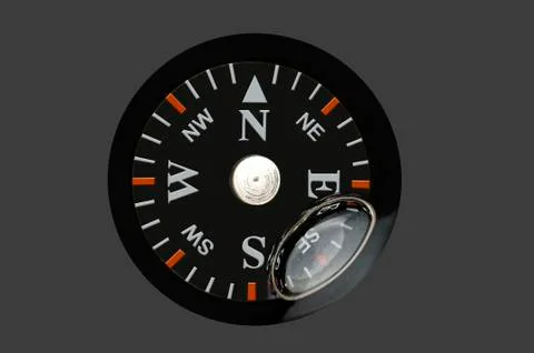 Black compass Stock Photos