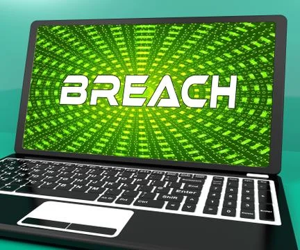 Black Computer On Desk With White Copyspace Stock Illustration