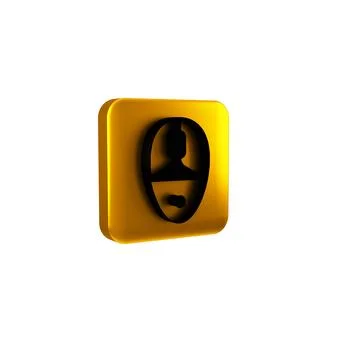 Black Computer mouse gaming icon isolated on transparent background. Optica.. Stock Illustration