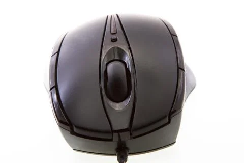 Black computer mouse 写真素材
