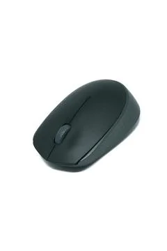 Black computer mouse Stock Photos