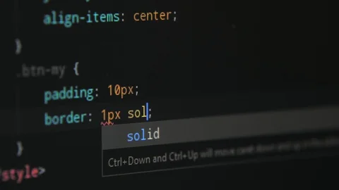 Black computer screen with printed digits, letters, other symbols put askew Stock-Footage 121870334