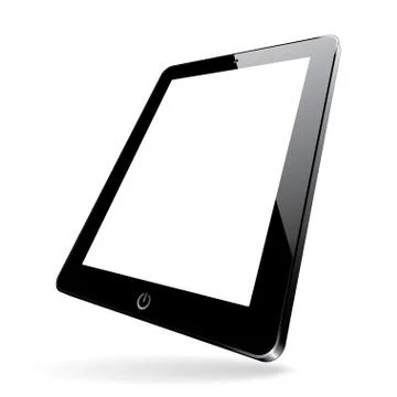 Black computer tablet Stock Illustration