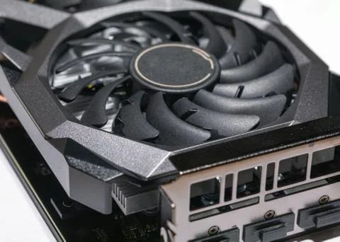 Black computer video graphics card electronic device Stock Photos