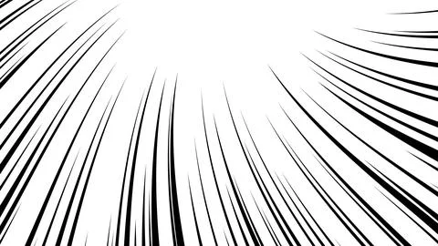 Black concentration line with focus on the top. Stock Illustration