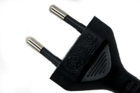 Black connector Stock Photos