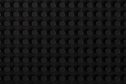 Black Construction Toy Baseplate Texture Background Stock Photos