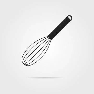 Black corolla icon with shadow Stock Illustration