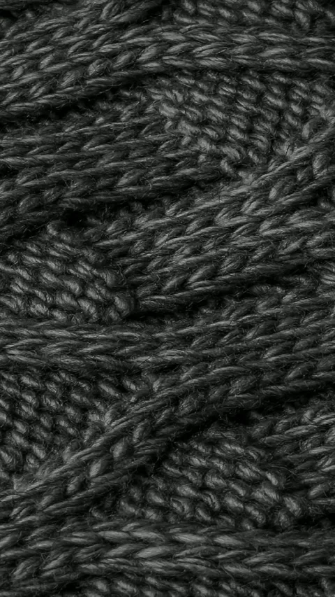 Black cotton fabric with an interesting pattern Stock Footage 308453677