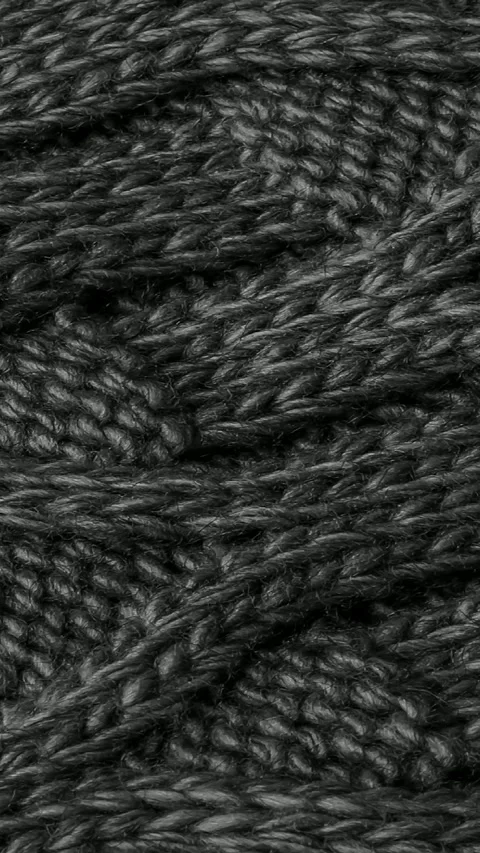 Black cotton fabric with an interesting pattern Stock Footage 317263946