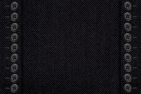 Black cotton texture Stock Photos