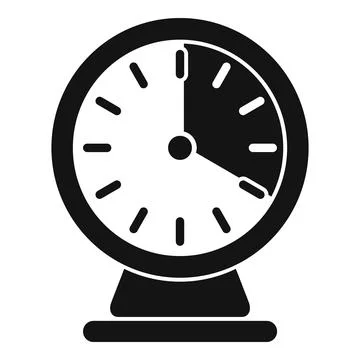 Black countdown timer showing remaining time concept Illustrazione stock