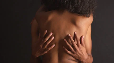 Black couple embracing Stock-Footage 30371079